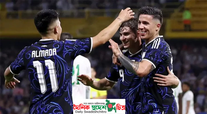 ঘরের মাঠে ‘পুচকে’ মৌরিতানিয়ার সঙ্গে কষ্টের জয় আর্জেন্টিনার