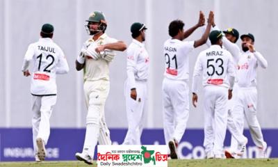 ডারউইনে প্রথম দিনেই চালকের আসনে বাংলাদেশ