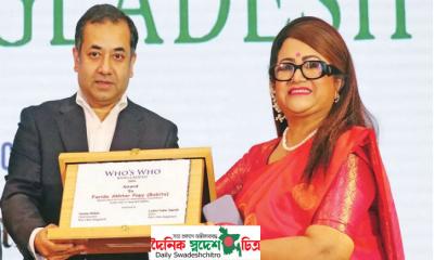 ‘হুজ হু’ সম্মাননায় ভূষিত ববিতা