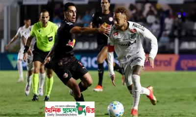 দুর্দান্ত গোলে নেইমারের ঝলক, জয়খরা কাটালো সান্তোস