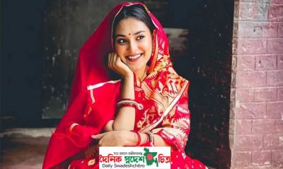 অভিনেত্রী তানজিম সাইয়ারা তটিনী।