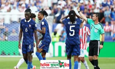 ফ্রান্সের আপিল খারিজ করে ওলিসের হলুদ কার্ড বহাল