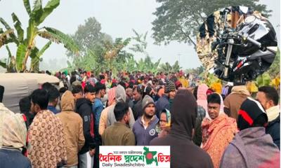 মেহেরপুরে ড্রামট্রাক–মোটরসাইকেল সংঘর্ষে যুবক নিহত