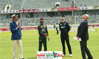 লিটনের শততম ম্যাচে টস হেরে বোলিংয়ে বাংলাদেশ, একাদশে সৌম্য