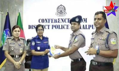 জেলার শ্রেষ্ঠ অফিসার ইনচার্জ জামালপুর সদরের নাজমুস সাকিব