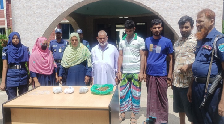 সিরাজদিখানে ইয়াবা-গাঁজাসহ একই পরিবারের ৫জন গ্রেফতার