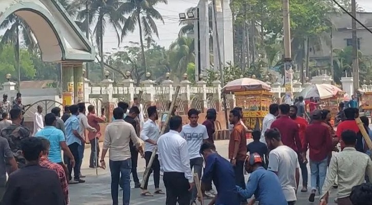 আওয়ামী লীগ-বিএনপি সংঘর্ষে মৌলভীবাজার রণক্ষেত্র