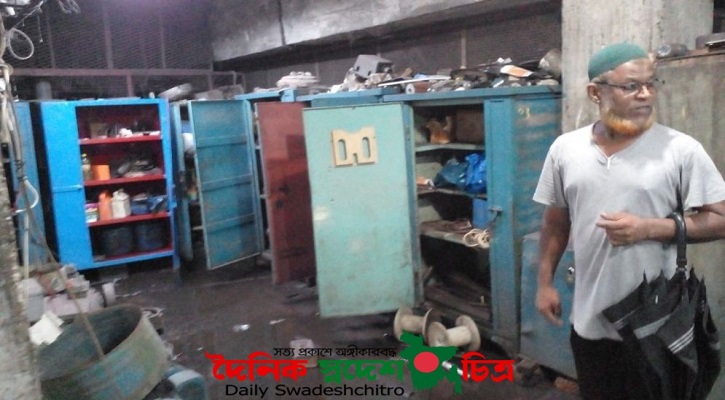 নিরাপত্তারক্ষীদের বেঁধে রেখে চিনিকলে ডাকাতি